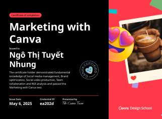 Marketing with Canva image